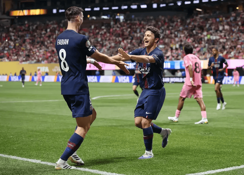 欧洲U21青年锦标赛2025
_世俱杯-登贝莱复出梅西哑火 内维斯双响巴黎4-0迈阿密
