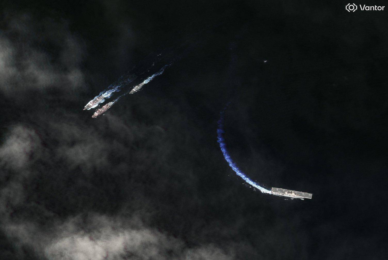 巴西足球世界杯_直-20T都拍到了!美国卫星秀精度巴西足球世界杯,监视中国075舰,7万吨直奔澳洲